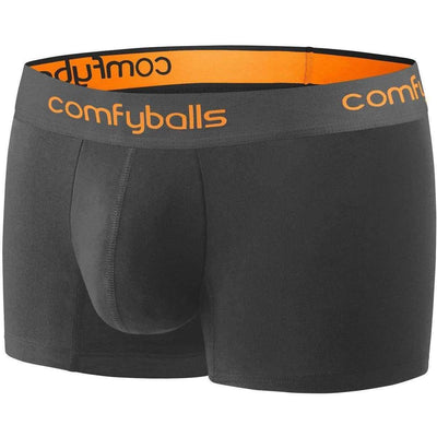 Comfyballs Grey Cotton Regular Boxer