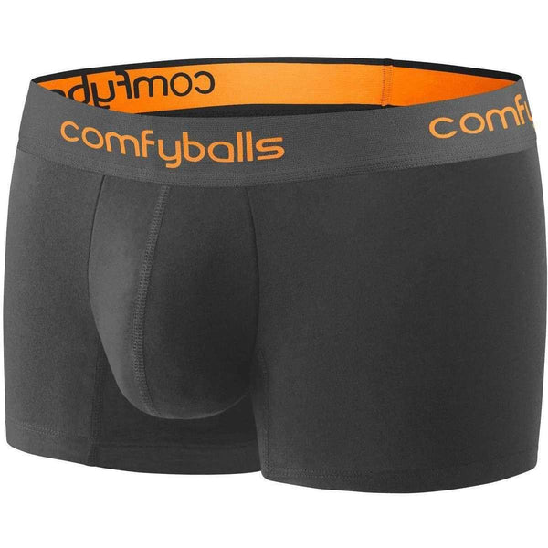 Comfyballs Grey Cotton Regular Boxer