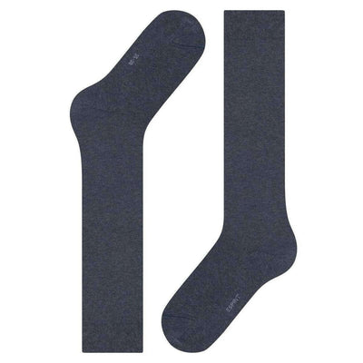 Esprit Navy Basic Pure Knee High Socks