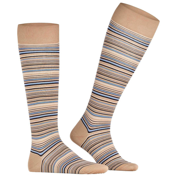 Falke Beige Microblock Knee High Socks
