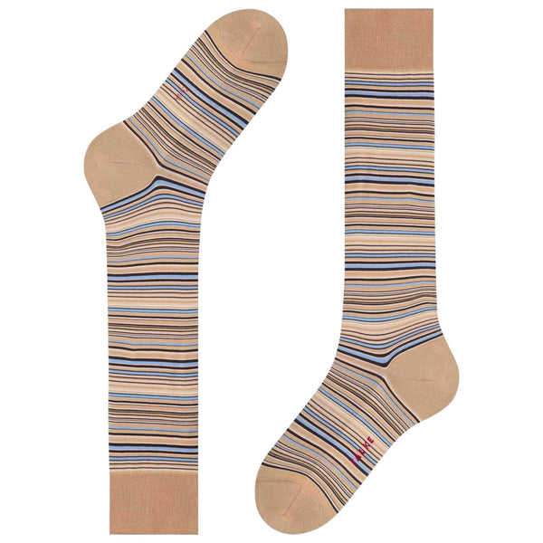 Falke Beige Microblock Knee High Socks