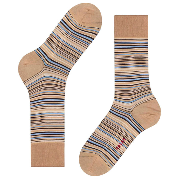 Falke Beige Microblock Socks