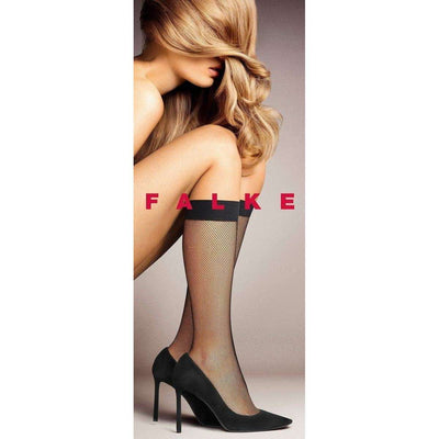 Falke Beige Net Knee High Socks