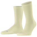 Falke Beige Run Rib Crew Socks