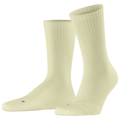 Falke Beige Run Rib Crew Socks