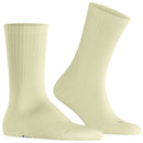 Falke Beige Run Rib Crew Socks