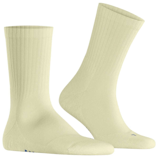 Falke Beige Run Rib Crew Socks