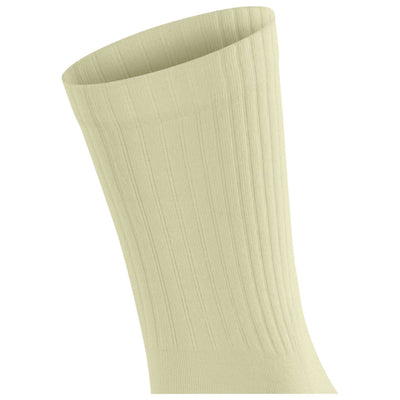 Falke Beige Run Rib Crew Socks