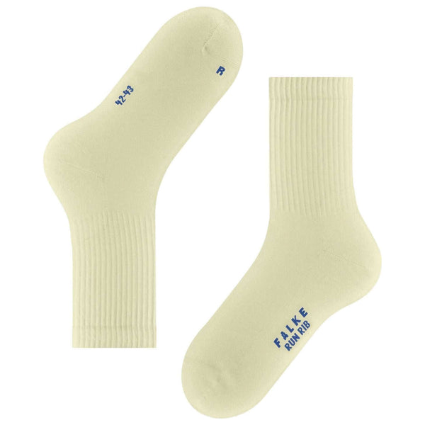Falke Beige Run Rib Crew Socks