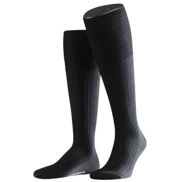 Falke Black Bristol Knee High Socks