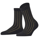 Falke Black Eyelet Socks