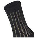 Falke Black Eyelet Socks