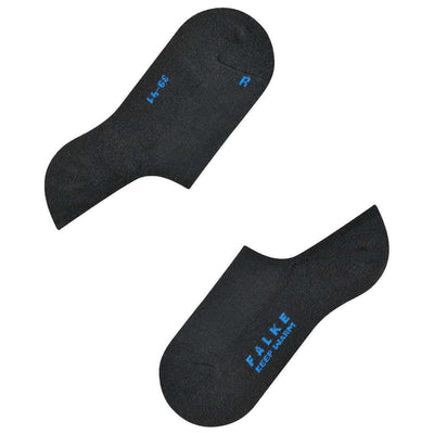 Falke Black Keep Warm No Show Socks