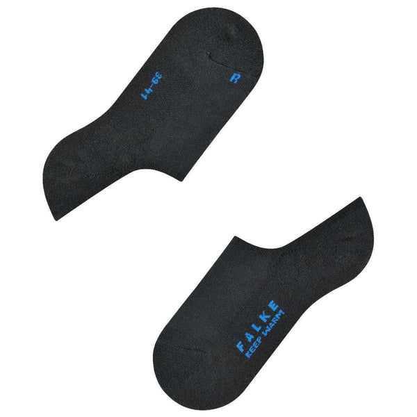 Falke Black Keep Warm No Show Socks