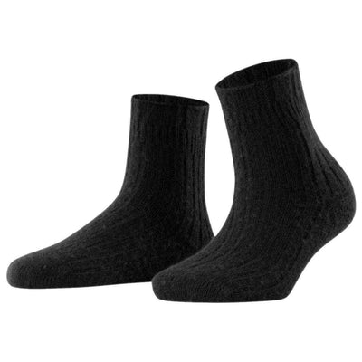 Falke Black Rib Bed Socks