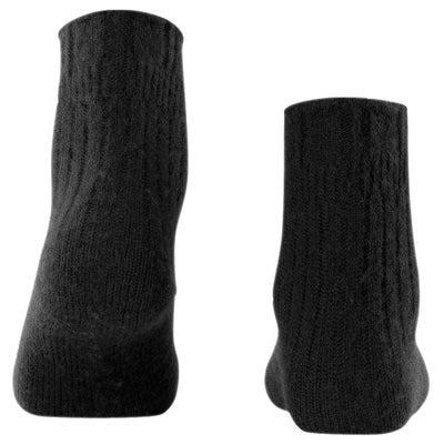 Falke Black Rib Bed Socks