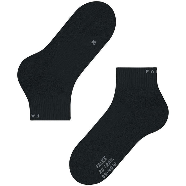 Falke Black Running Trail Socks