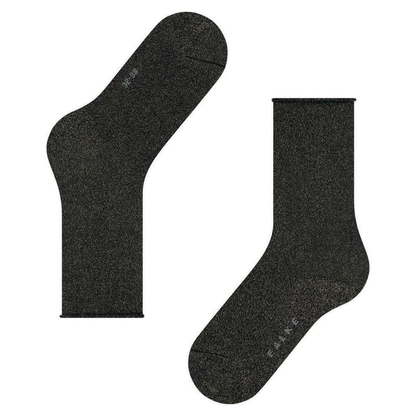 Falke Black Shiny Socks