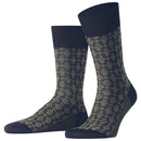 Falke Blue Artwork Tie Socks