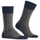 Falke Blue Artwork Tie Socks