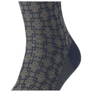 Falke Blue Artwork Tie Socks