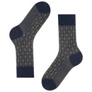 Falke Blue Artwork Tie Socks