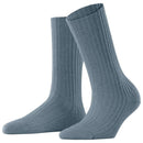 Falke Blue Cosy Wool Boot Socks