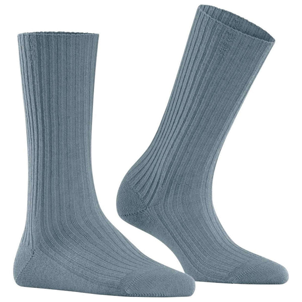 Falke Blue Cosy Wool Boot Socks