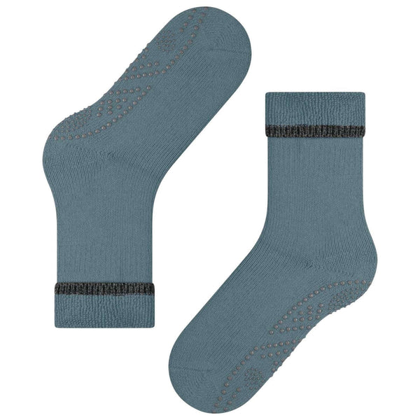 Falke Blue Cuddle Pad Slipper Socks