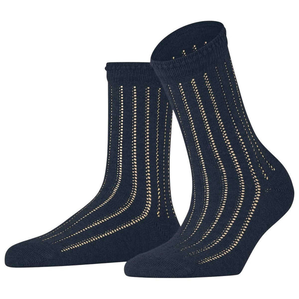 Falke Blue Eyelet Socks