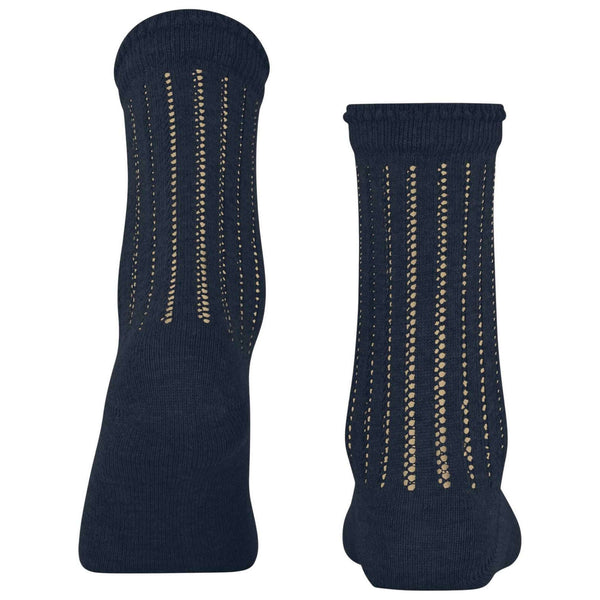 Falke Blue Eyelet Socks