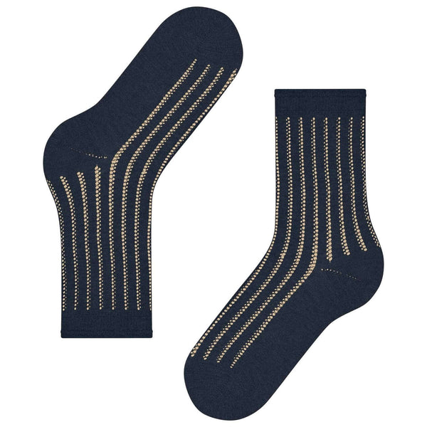 Falke Blue Eyelet Socks