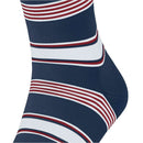 Falke Blue Marina Stripe Socks