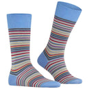 Falke Blue Microblock Socks