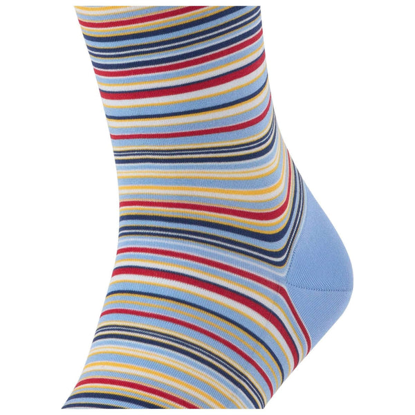 Falke Blue Microblock Socks
