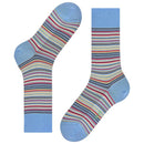 Falke Blue Microblock Socks