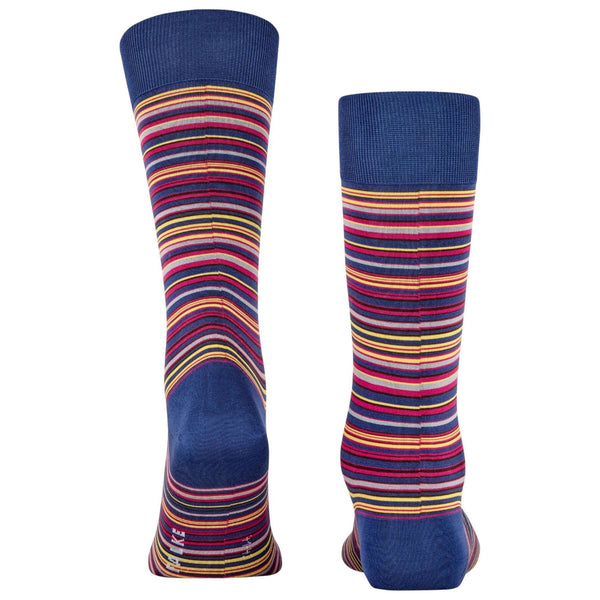 Falke Blue Microblock Socks