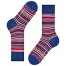 Falke Blue Microblock Socks
