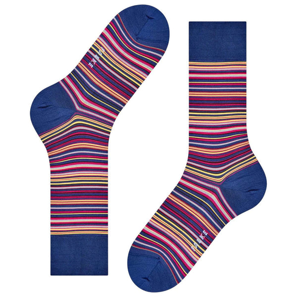 Falke Blue Microblock Socks