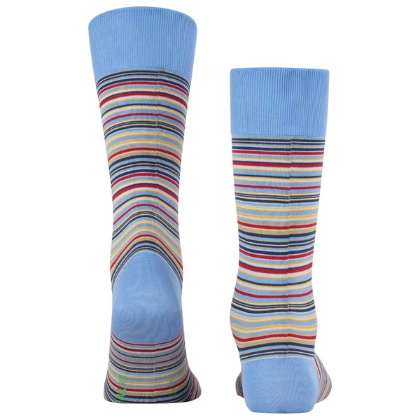 Falke Blue Microblock Socks