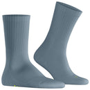 Falke Blue Run Rib Crew Socks