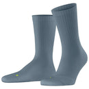 Falke Blue Run Rib Crew Socks