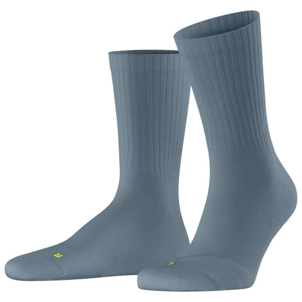 Falke Blue Run Rib Crew Socks