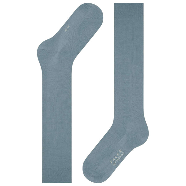 Falke Blue Softmerino Knee High Socks