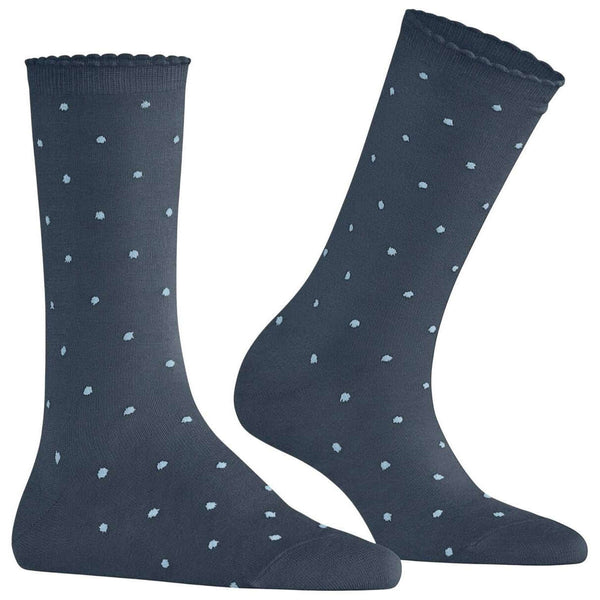 Falke Blue Spike Dot Socks