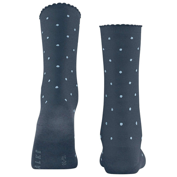 Falke Blue Spike Dot Socks