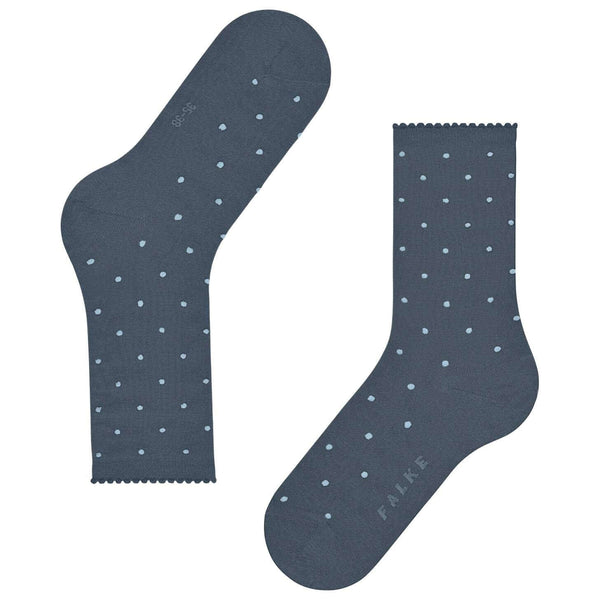 Falke Blue Spike Dot Socks