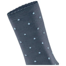 Falke Blue Spike Dot Socks