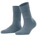 Falke Blue Striggings Rib Boot Socks