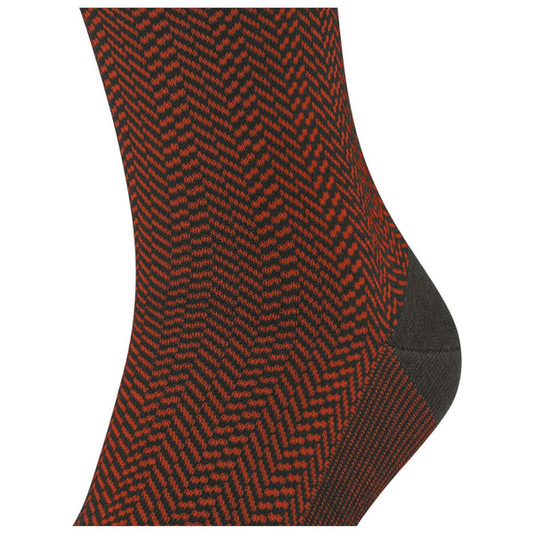 Falke Brown Airport Herringstripe Socks